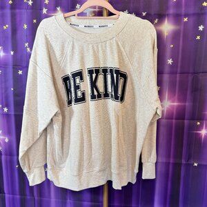 Maurices - Be Kind' Sweatshirt - Beige - 1x